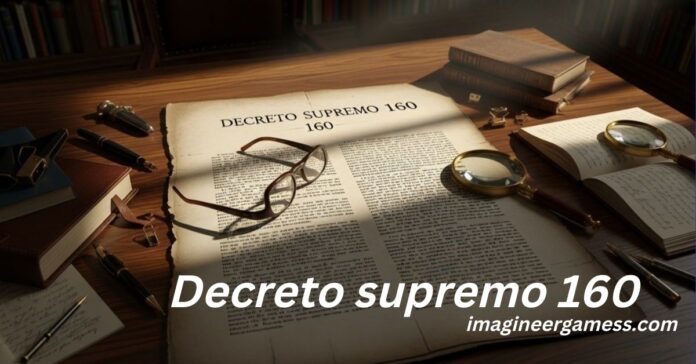 Decreto supremo 160