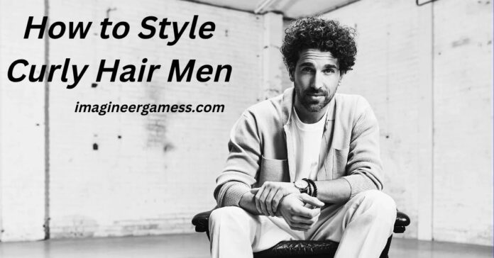 How to Style Curly Hair Men